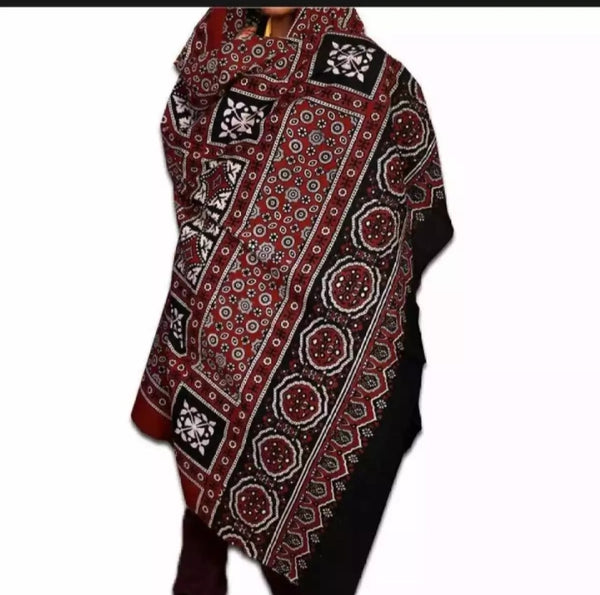 3 piece of Multi color Sindhi Ajrak.
