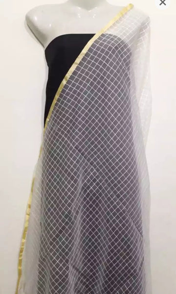 2 pieces Best Quality Organza Dupatta for women.