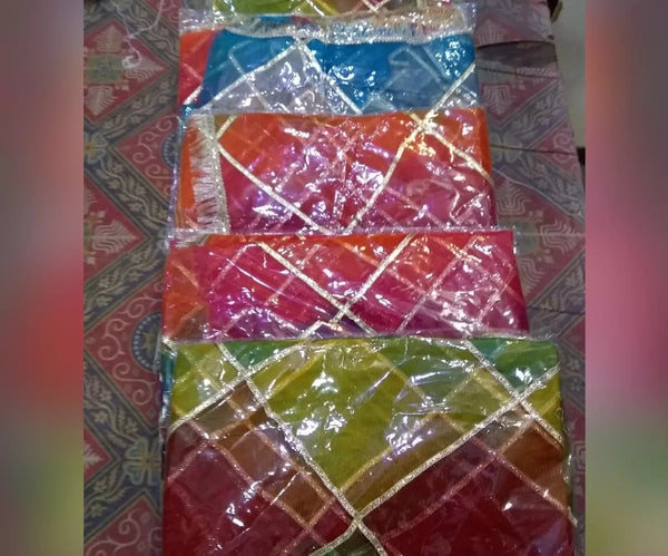 Net Gota Work & Multi Dupatta.