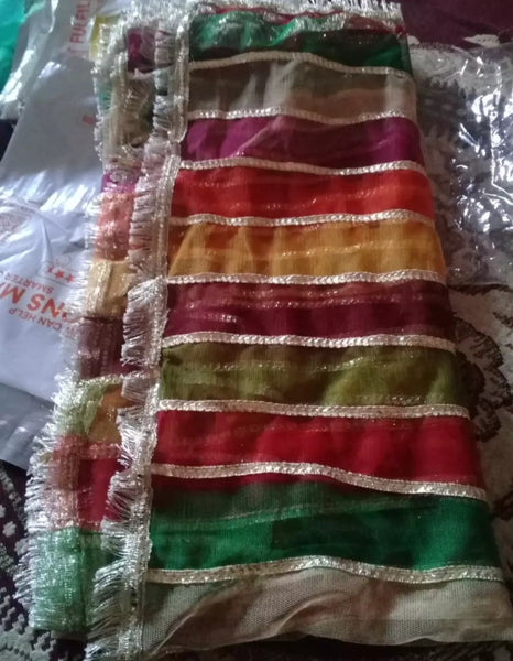 Net Gota Work & Multi Dupatta.