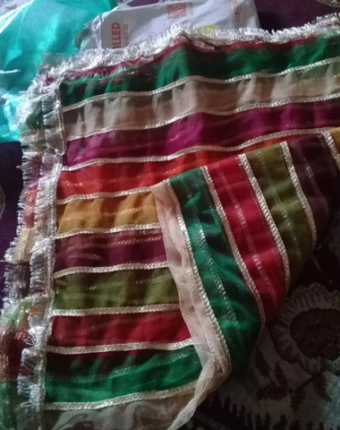 Net Gota Work & Multi Dupatta.
