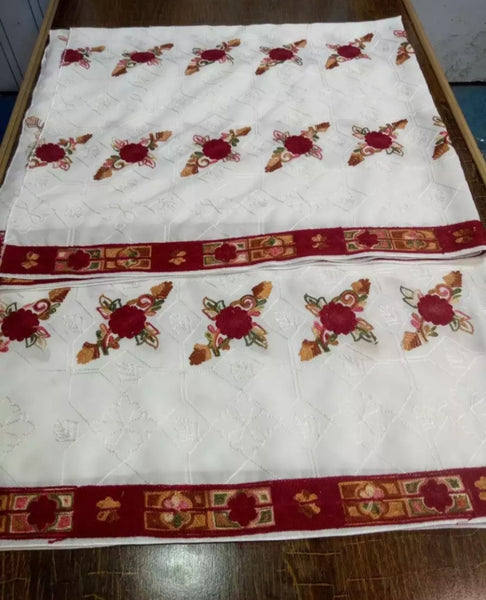 Pure Swiss Lawn Summer Shawl for women.