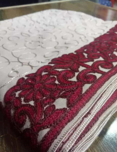 Summer Lawn Kashmiri shawl.