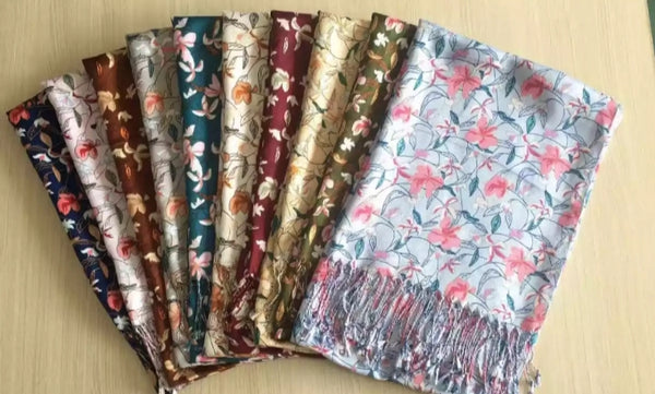 3 piece of Multi color Design Dupatta.