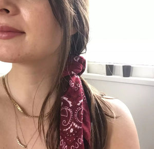 6 piece of Trending paisley bandana scarf.