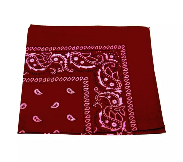 6 piece of Trending paisley bandana scarf.