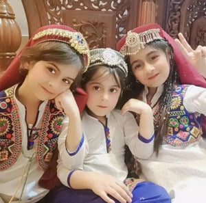 Haleema Sultan Cap with scarf.