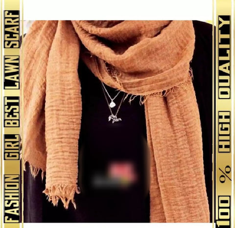3 piece of Fashion Woman Girls best Quality Lawn Scarves.