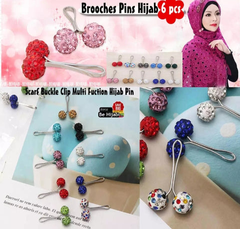 2 pack of Scarf Buckle Clip Multi color.