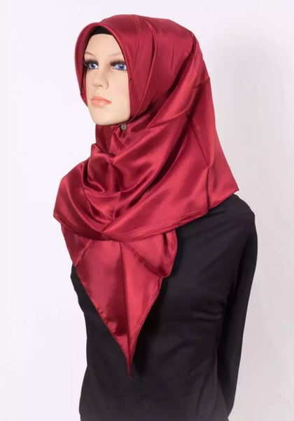 Export Quality Classic Silk Satin scarf for woman.