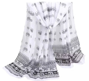 Woman point printing scarf with new style.