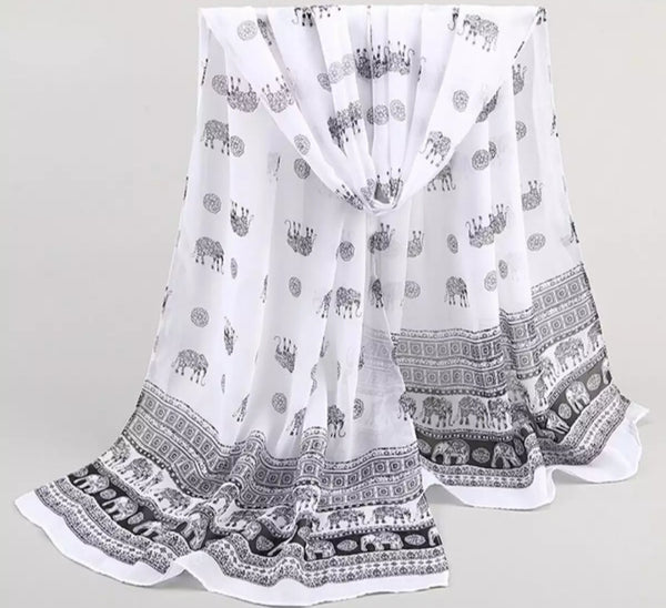 Woman point printing scarf with new style.