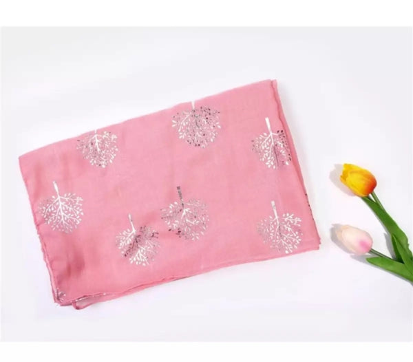 Woman winter cute tree print Scarf.
