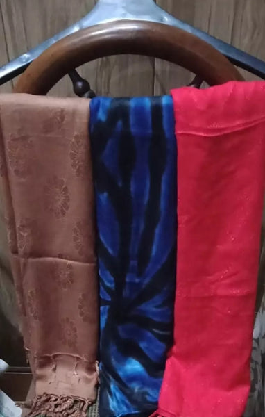 3 piece of Long scarf stole for woman.