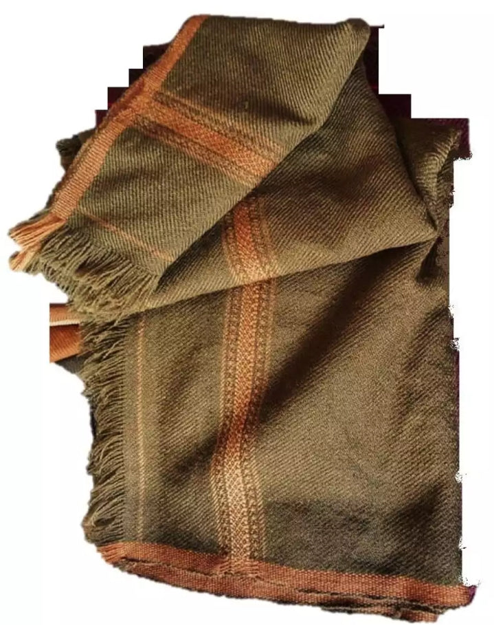 Elegant hand woven medium winter shawl.