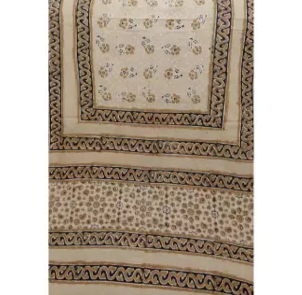 Stoler scarf herbal natural handmade print.