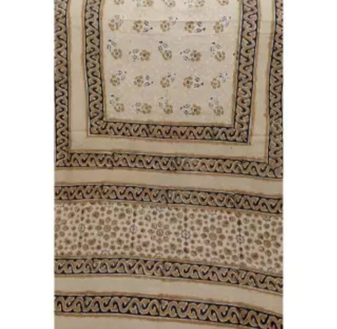 Stoler scarf herbal natural handmade print.