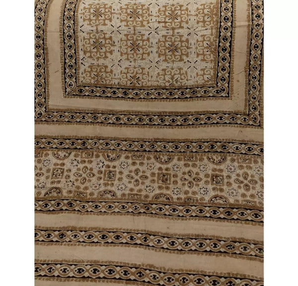 Stoler scarf herbal natural handmade print.