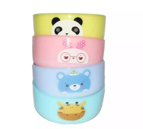 4 piece of animals paradise bowls set.