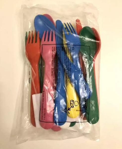18 piece of cutlery set for kids.