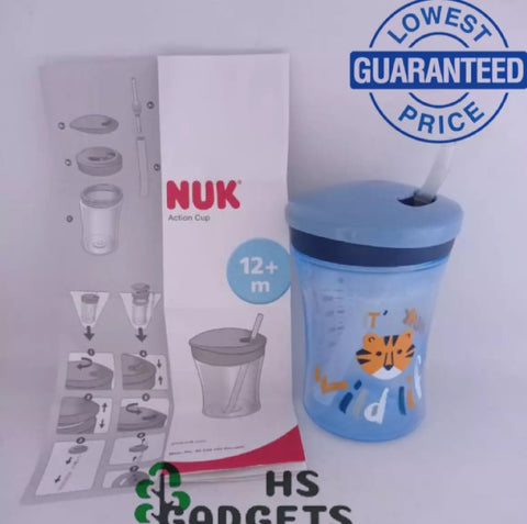 NUK evolution action cup sippy cup straw cup.