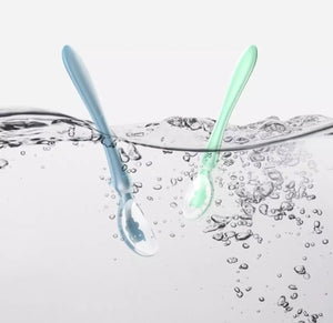 3 piece of Children food silicone soft spoon.