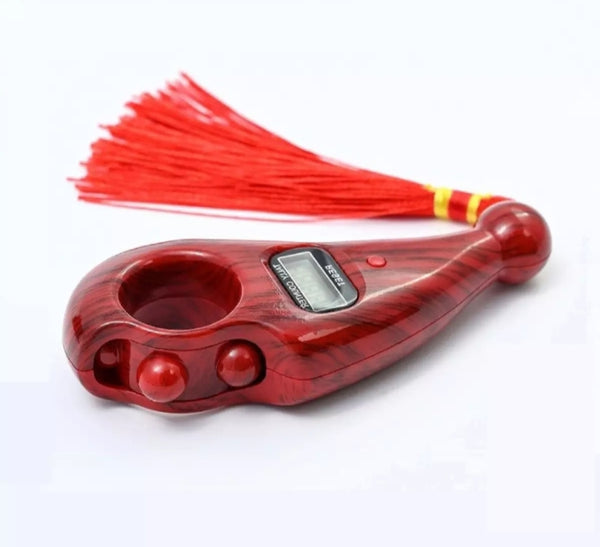2 piece of digital tally counter with beads - Tasbih counter stress relaxing.
