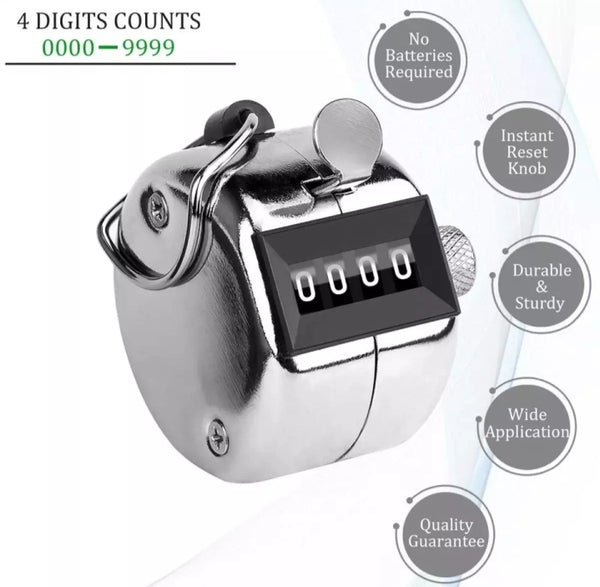 Hand tally counter clicker. High quality.