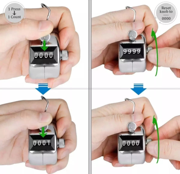 Hand tally counter clicker. High quality.