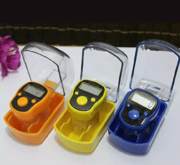 3 piece of digital tally counter with Light or tasbeeh.