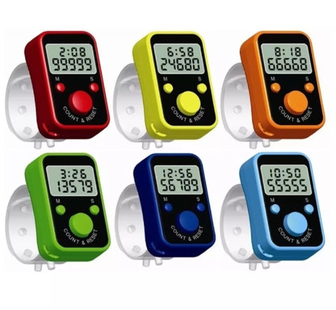 3 piece of Digital counter Tasbeeh with time display Lcd.