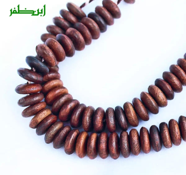 100 beads Indonesian sea wood Rosary prayer beads.
