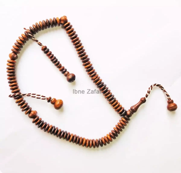 100 beads tasbeeh - Indonesian wood.