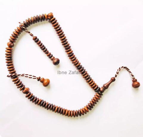 100 beads tasbeeh - Indonesian wood.
