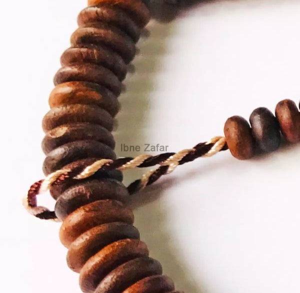 100 beads tasbeeh - Indonesian wood.