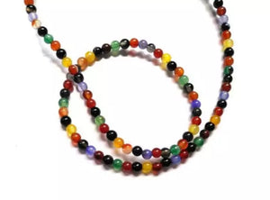 Multi Aqeeq . Agate 100 6 mm beads tasbeeh.