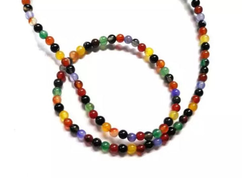 Multi Aqeeq . Agate 100 6 mm beads tasbeeh.