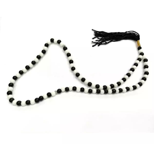 2 piece of beautiful tasbeeh deep Black & White.