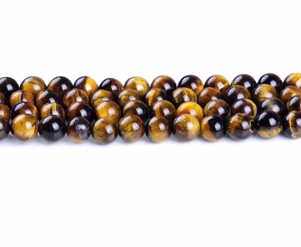 Natural Tiger stone tasbeeh. 99 beads with 6mm.