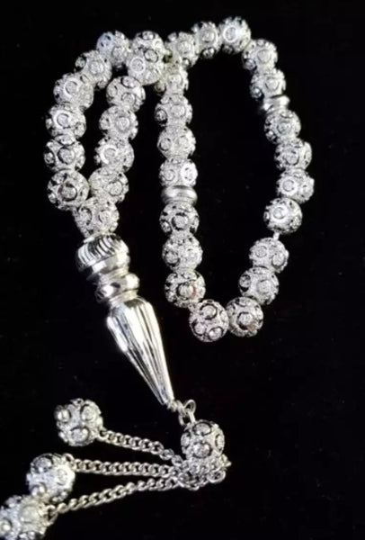 Tasbeeh of 33 beads Chandi  tasbeeh.