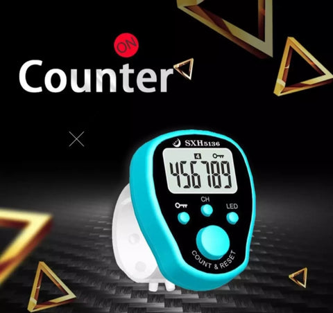 Row Finger ring counter tasbeeh.