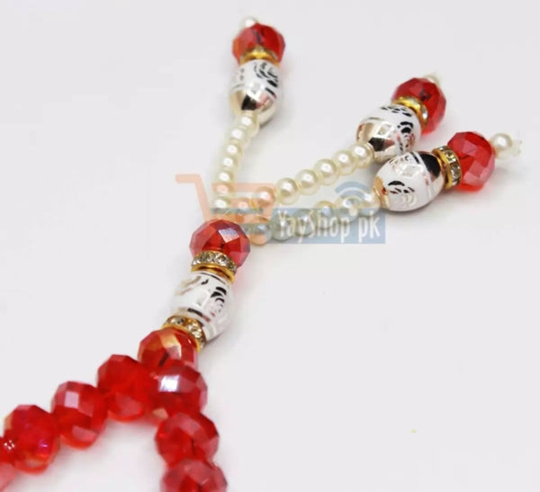 3 pieces Elegant crystal tasbeeh. 33 muslim praying beads.