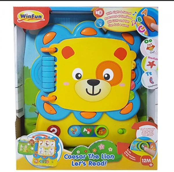 Winfun Lion read book.