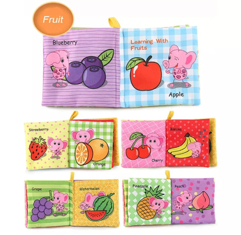 baby kids early learning clothes books.