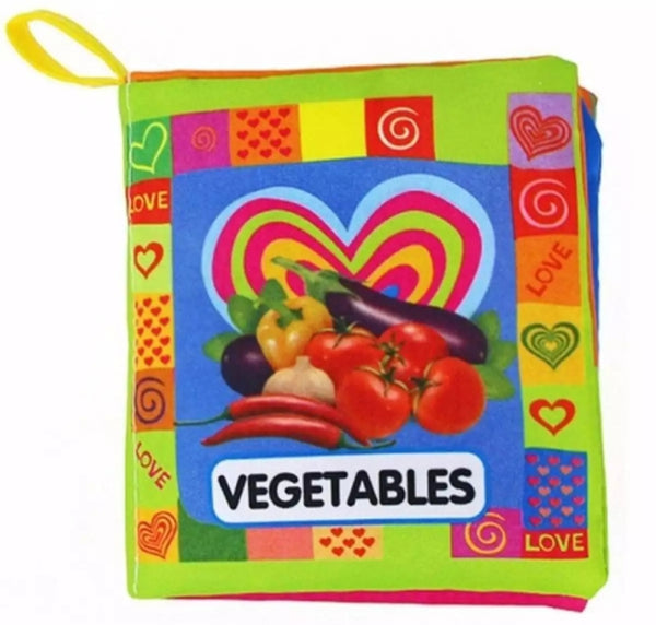 6 piece of baby mini early educational color soft fabric cloth.