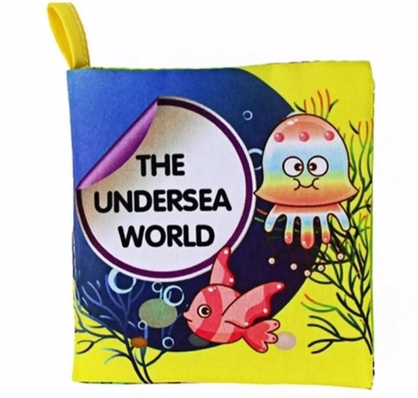6 piece of baby mini early educational color soft fabric cloth.