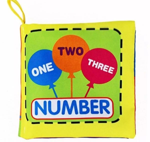 6 piece of baby mini early educational color soft fabric cloth.