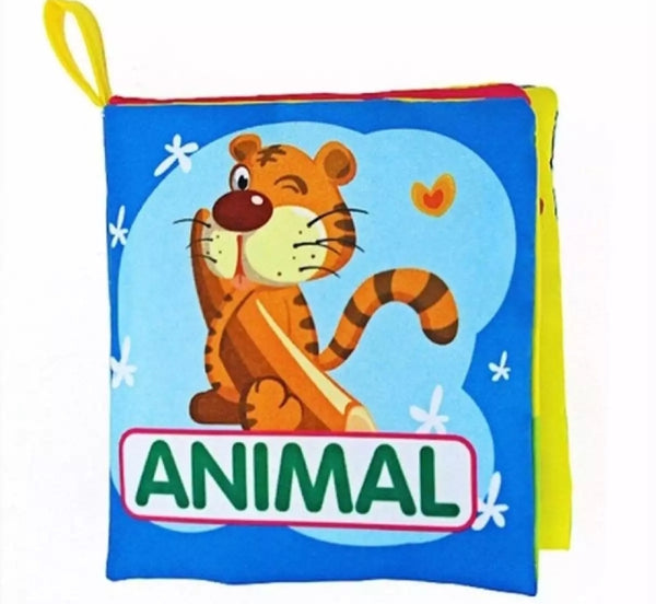 6 piece of baby mini early educational color soft fabric cloth.