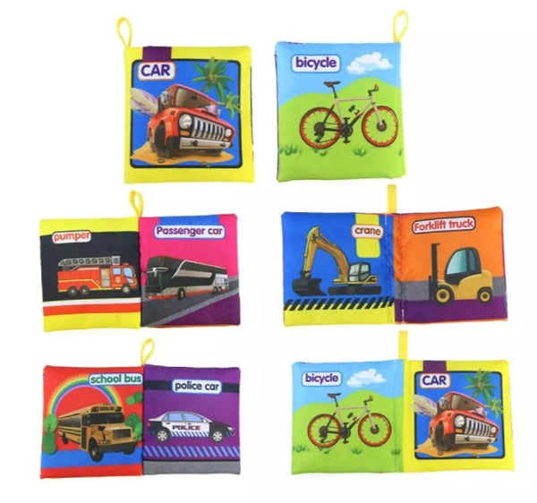 Baby cloth books early education Animal undersea number fruit vegetables theme books.