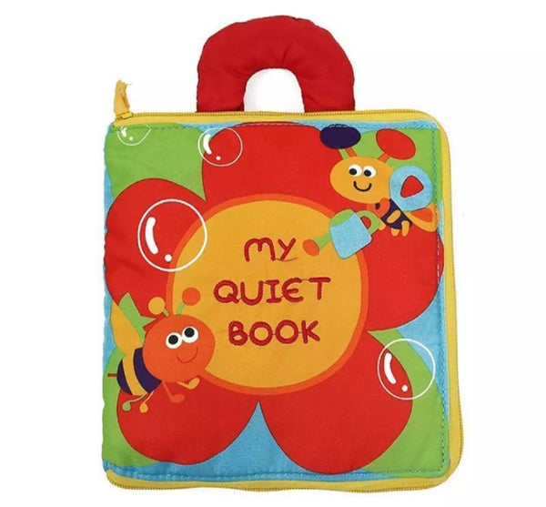 12 piece of soft cloth baby book, Rustle sound education.